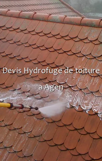 Devis Hydrofuge de toiture a Agen