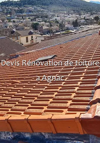 Devis Rénovation de toiture a Agnac