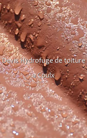 Devis Hydrofuge de toiture a Coulx