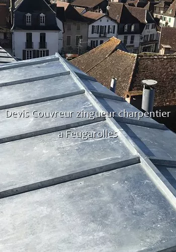 Devis Couvreur zingueur charpentier a Feugarolles