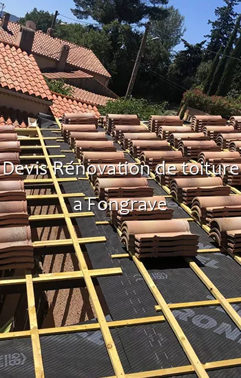 Devis Rénovation de toiture a Fongrave