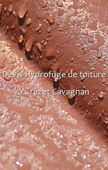 Devis Hydrofuge de toiture a Grezet Cavagnan