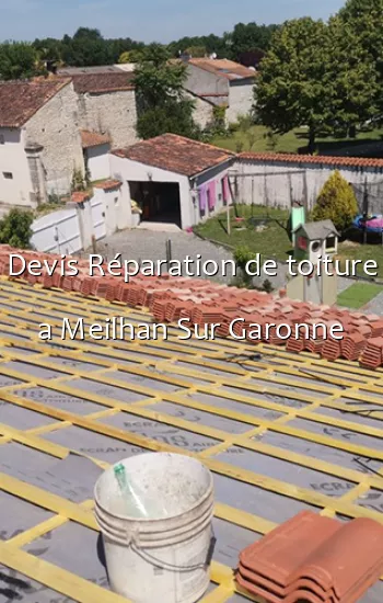 Devis Réparation de toiture a Meilhan Sur Garonne