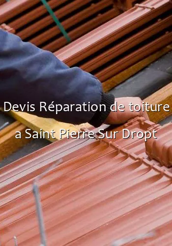 Devis Réparation de toiture a Saint Pierre Sur Dropt